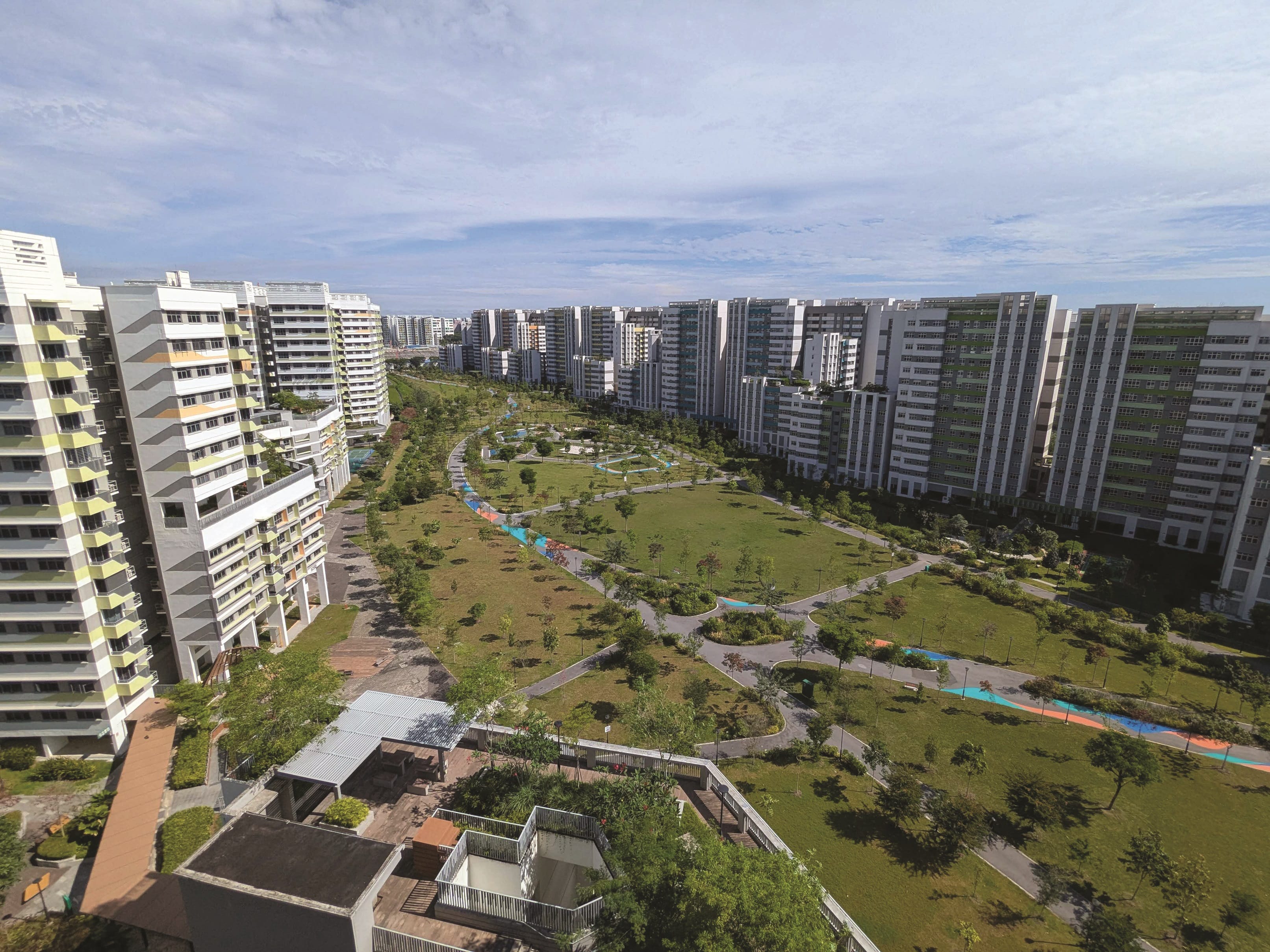 Public housing developments at Tampines North